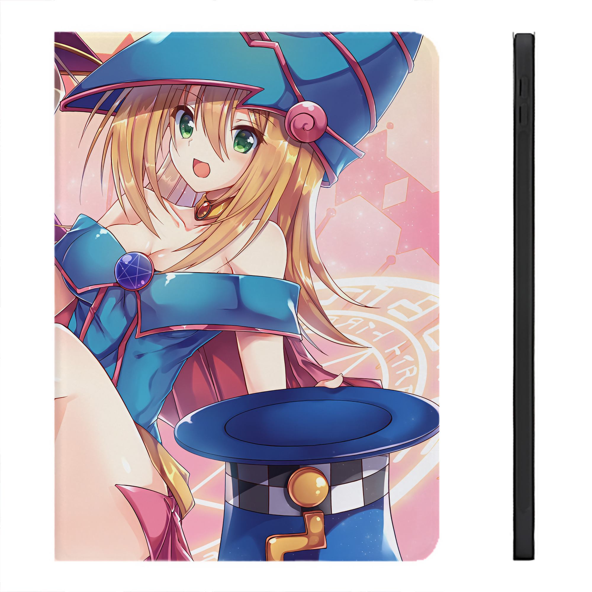 （画像用） 遊☆戯☆王 Yu-Gi-Oh! IPadケース ペンホルダー付き ブックスタイルデザイン